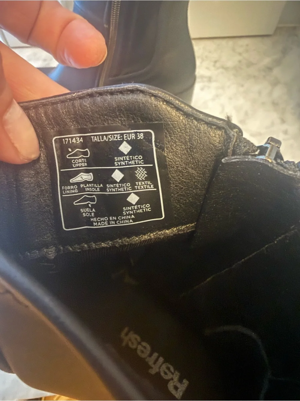XTI Black Platform Boots